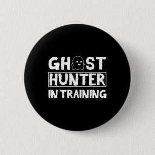 Ghost Hunter Paranormal Investigator Ghost-hunting Button