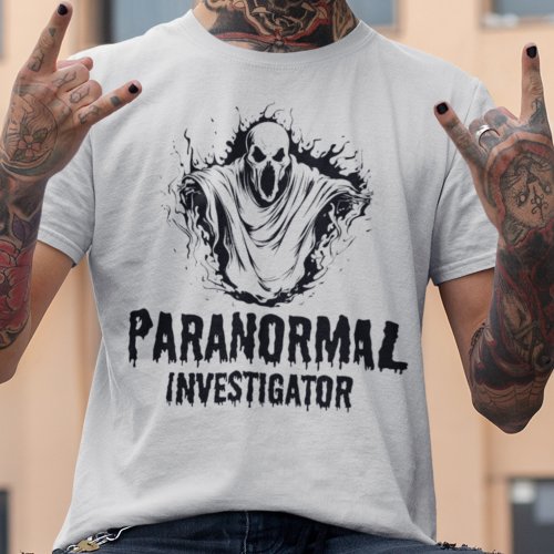 Ghost Hunter Paranormal Investigator Ghost Hunting T_Shirt