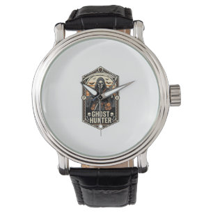 Ghost Hunter Shirt Vintage Reaper Halloween Design Watch