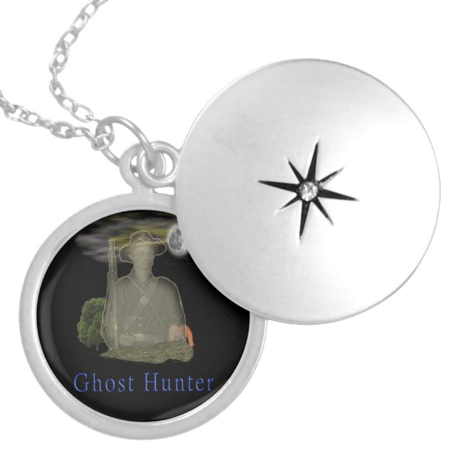 Ghost Hunter Silver Plated Necklace (Front)