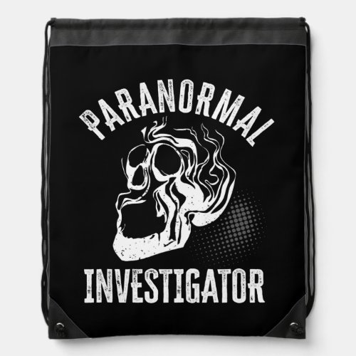 Ghost Hunting Paranormal Investigator  Drawstring Bag