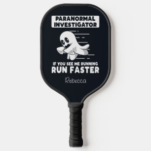 Ghost Hunting Paranormal Investigator Personalized Pickleball Paddle