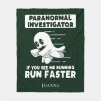 Ghost Hunting Paranormal Investigator Run Faster