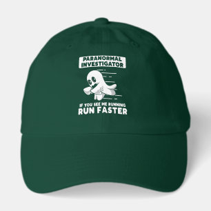 Ghost Hunting Paranormal Investigator Run Faster Hat