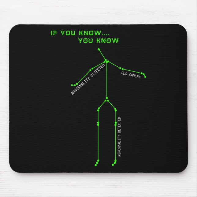 Ghost Hunting Sls Camera Stick Man Novelty Spooky  Mouse Pad (Front)