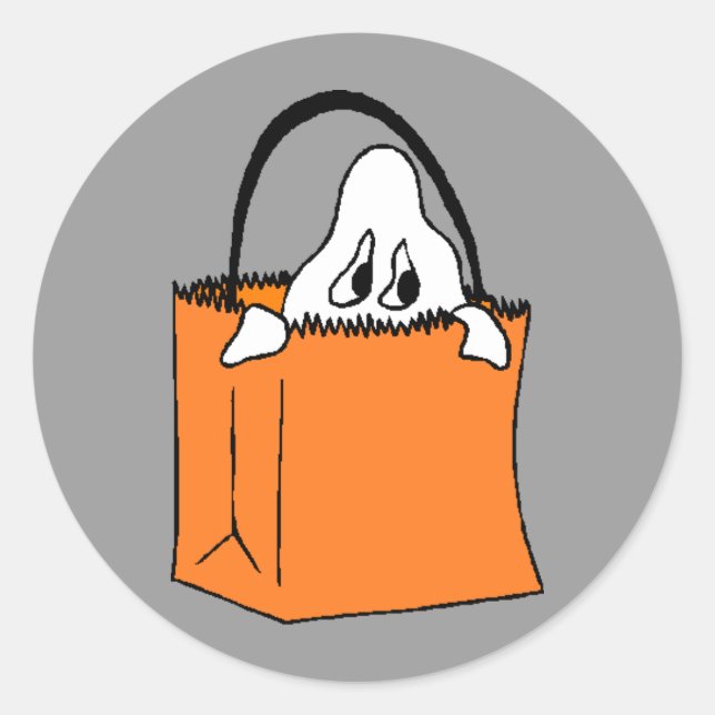 Ghost In Bag Stickers (Front)
