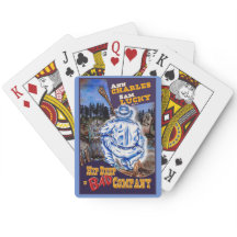 Ghost in the Graveyard Poker cards by Ann Charles