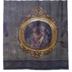 Ghost in the mirror Shower Curtain