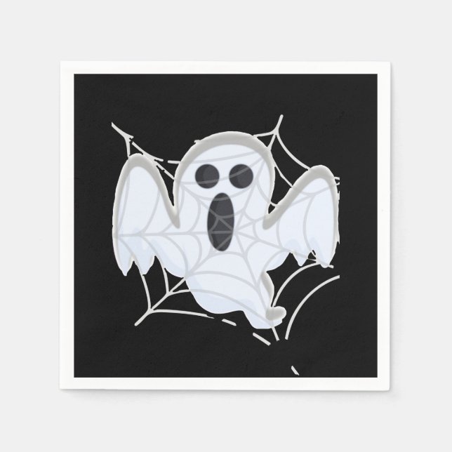 Ghost in the spiderweb napkins (Front)
