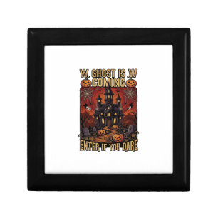 Ghost Is Coming Halloween Haunted House Pumpkins B Gift Box