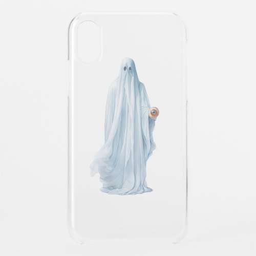 ghost is giving halloween eye iPhone XR case