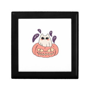 Ghost Kitty in a pumpkin Classic T-Shirt Gift Box