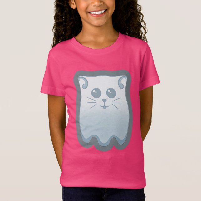 Ghost Kitty T-Shirt (Front)