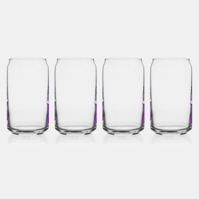 Ghost Lava Lamp Can Glass (Left)