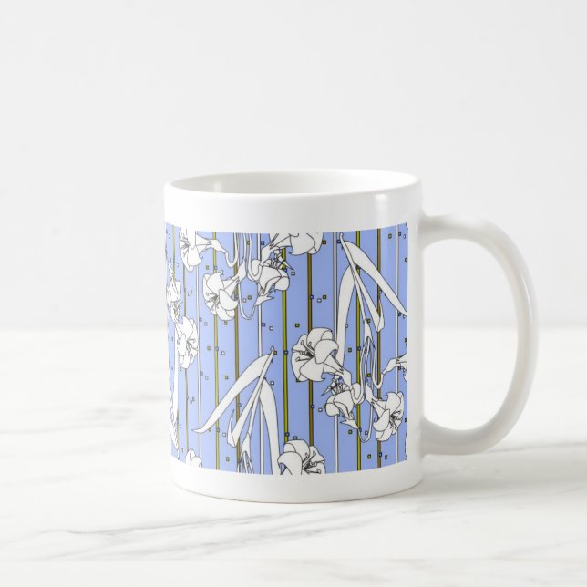Ghost Lily Coffee Mug (Right)