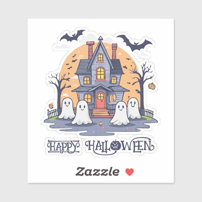 Ghost Mansion Sticker (Sheet)