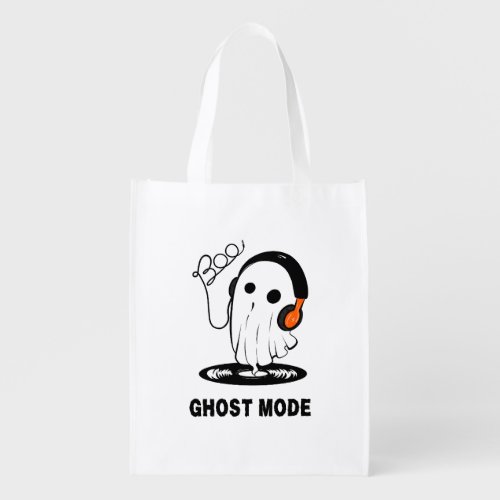 Ghost Mode Cute Spooky Halloween Bag