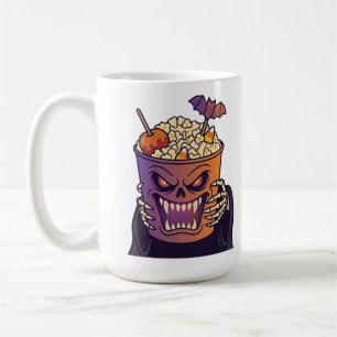 Ghost Movie Night Halloween Coffee Mug