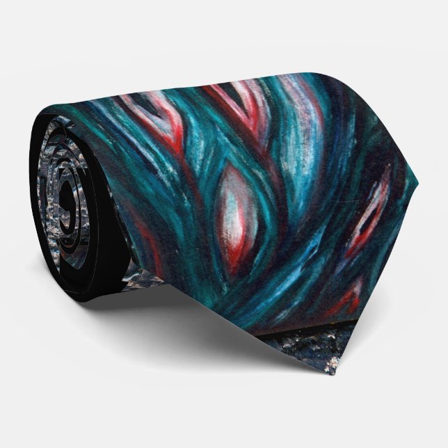 Ghost Neck Tie (Rolled)