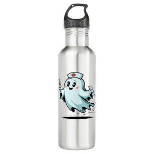 ghost nurse Classic T-Shirt_2 Stainless Steel Water Bottle