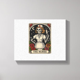 Ghost Nurse Spookily Caring and Whimsically Haunt Canvas Print
