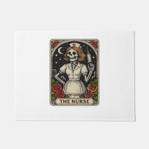 Ghost Nurse Spookily Caring and Whimsically Haunt Doormat