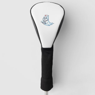 Ghost Nurse Spookily Caring and Whimsically Haunt Golf Head Cover