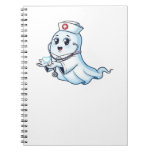 Ghost Nurse  Spookily Caring and Whimsically Haunt Notebook