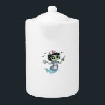 Ghost Nurse  Spookily Caring and Whimsically Haunt Teapot<br><div class="desc">Ghost Nurse  Spookily Caring and Whimsically Haunting Medical Graphic Classic T-Shirt_1</div>
