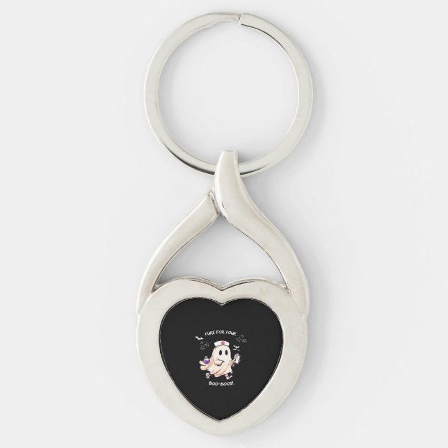 Ghost Nurse with Magical Potion – Cure for Your Bo Keychain (Front)