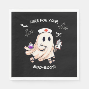Ghost Nurse with Magical Potion – Cure for Your Bo Napkins