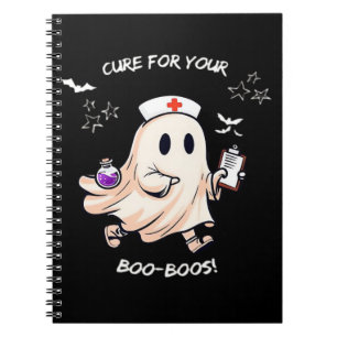 Ghost Nurse with Magical Potion � Cure for Your Bo Notebook