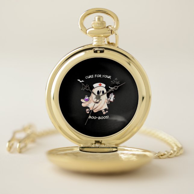 Ghost Nurse with Magical Potion – Cure for Your Bo Pocket Watch (Inside)