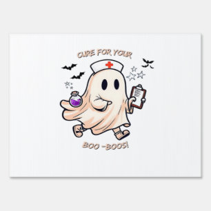 Ghost Nurse with Magical Potion � Cure for Your Bo Sign