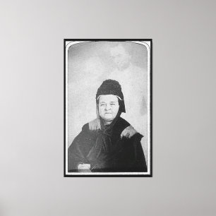 Ghost of Abraham Lincoln with Mary Lincoln 1869 Canvas Print