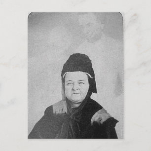 Ghost of Abraham Lincoln with Mary Lincoln 1869 Postcard