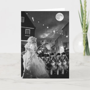 Ghost of Charles Dickens Past Holiday Card