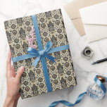 Ghost of Christmas Future Wrapping Paper<br><div class="desc">Wrap your gifts in the timeless elegance of A Christmas Carol with this Baroque-style wrapping paper. Featuring delicate silhouettes of Bob Cratchit and Tiny Tim against a luxurious matte gold background, this design captures the heartwarming spirit of the classic tale. Perfect for adding a touch of sophistication and vintage charm...</div>