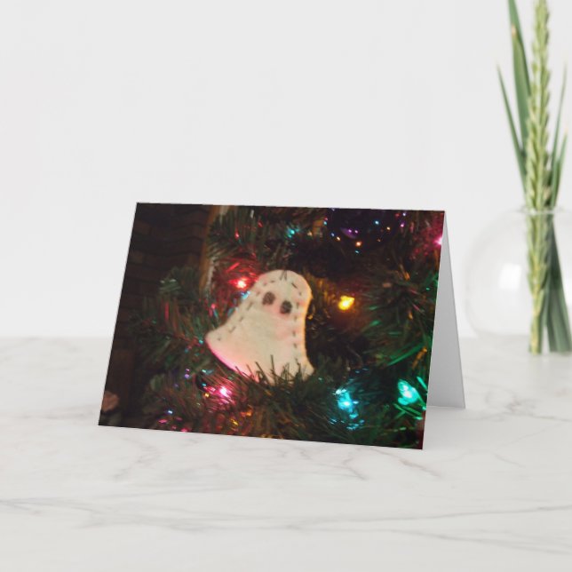 Ghost of Christmas Past Greeting Card (Front)