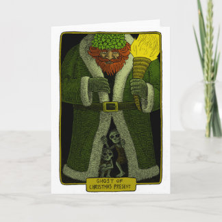 ghost of christmas present holiday card