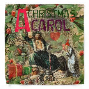 Ghost of Christmas Present Illustration Scrooge Bandana