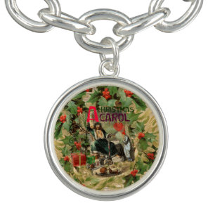 Ghost of Christmas Present Illustration Scrooge Bracelet
