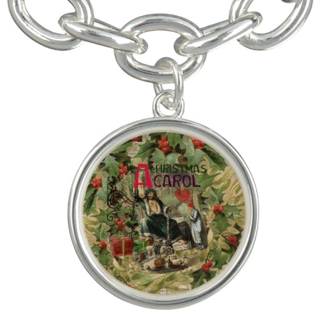 Ghost of Christmas Present Illustration Scrooge Bracelet (Design)