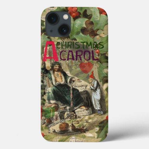 Ghost of Christmas Present Illustration Scrooge iPhone 13 Case
