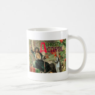 Ghost of Christmas Present Illustration Scrooge Coffee Mug