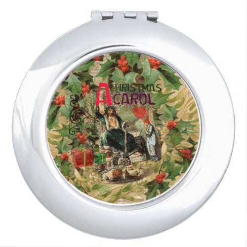 Ghost of Christmas Present Illustration Scrooge Compact Mirror