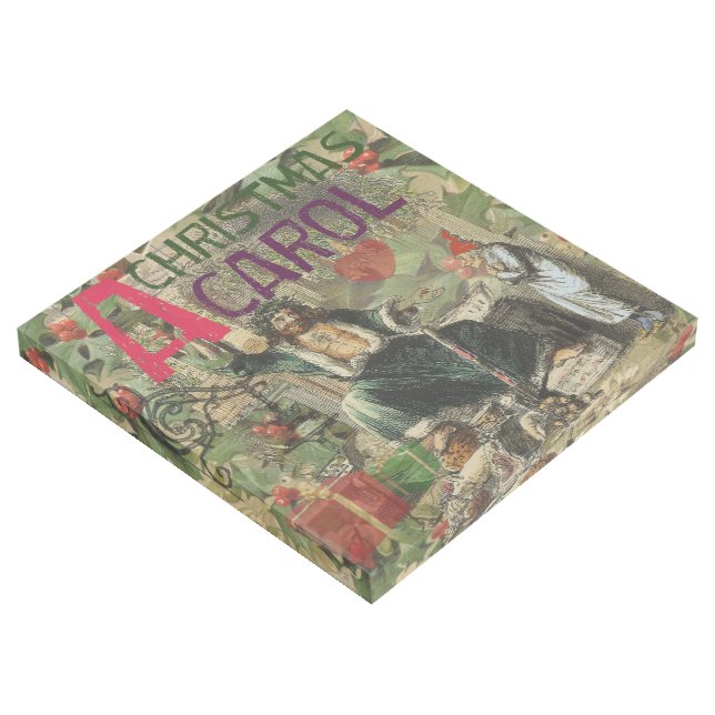 Ghost of Christmas Present Illustration Scrooge Gallery Wrap (3/4)