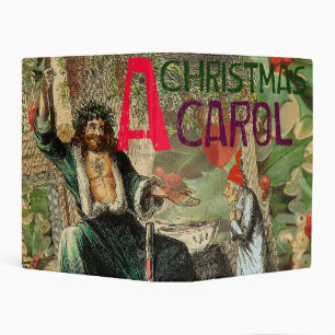 Ghost of Christmas Present Illustration Scrooge Mini Binder
