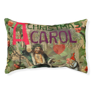 Ghost of Christmas Present Illustration Scrooge Pet Bed