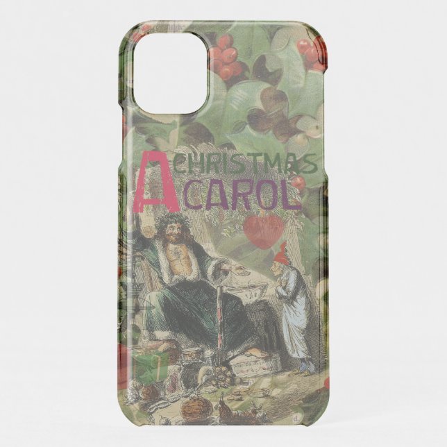 Ghost of Christmas Present Illustration Scrooge Uncommon iPhone Case (Back)